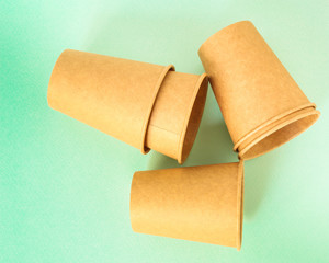 cutlery craft set wooden (eco friendly forks, plates, biodegradable materials) food containers eco packaging, concept. food background. copy space