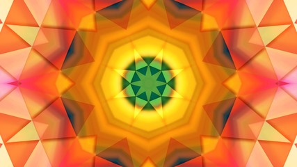 Kaleidoscope Mandala Art Design Abstract Background