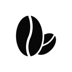 coffee bean isolated icon