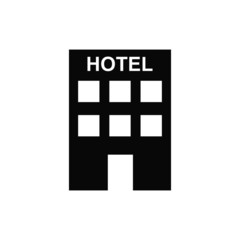 hotel isolated vector icon