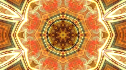 Kaleidoscope Mandala Art Design Abstract Background