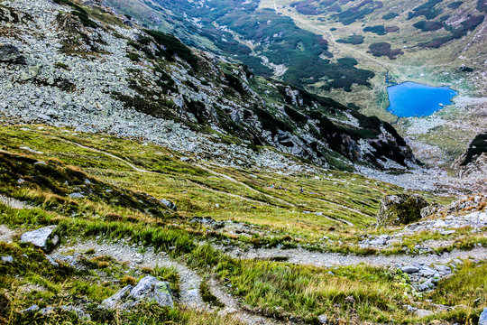 Iezer Lake in beautiful Romania