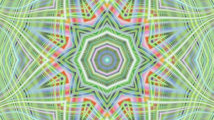 Kaleidoscope Mandala Art Design Abstract Background