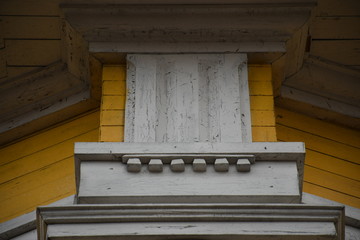 sculptures and decorative elements on the facade of buildings