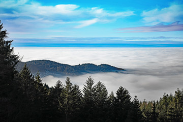 Obraz premium Blick von der Bühlerhöhe