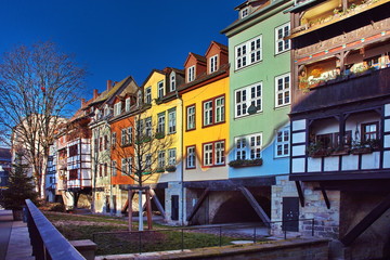 Fototapeta premium Krämerbrückenhäuser in Erfurt