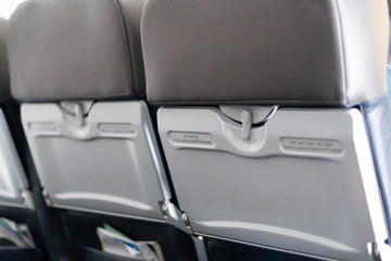 Two interior seats for traveling in business class