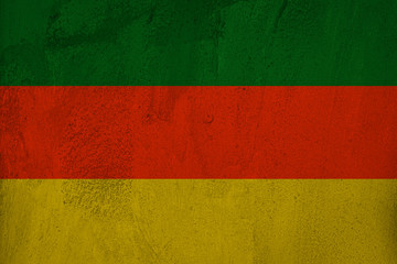 Green yellow red on the wall,reggae background