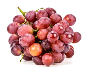 grapes on a white
