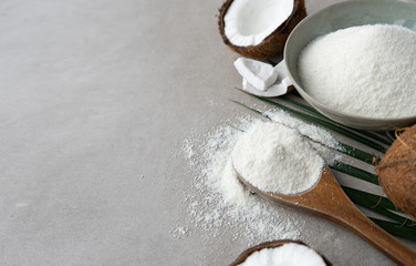 image of coconuts and coconut gluten free flour