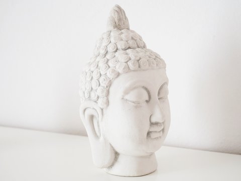 Buddha Statue, Kopf, Freisteller, isoliert