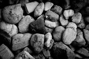 Stone fall for garden decoration