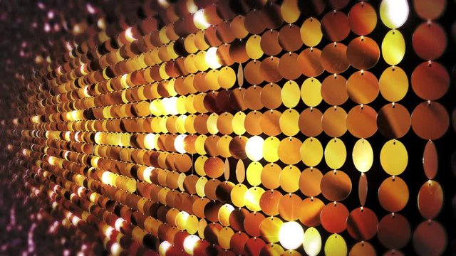 Sequins reflective background. Sparkling. Golden. 3 videos in 1 file. Loopable. More options in my portfolio.     