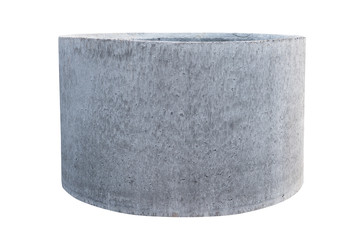 Isolate of large, Huge Round Precast Concrete Well Ring