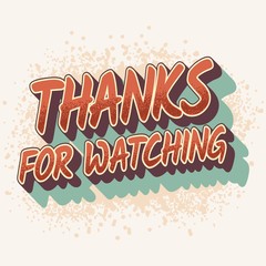 Thanks for watching retro text styles