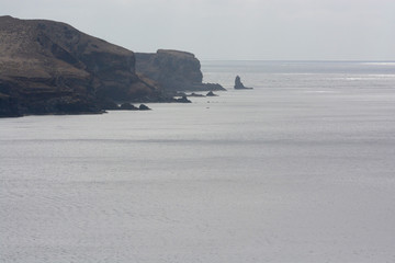 along the wild coast of Madeira, Portugal