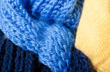 Textile and texture background. Fabric macro photography.