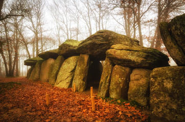 The fairies’ rock in Brittany, France