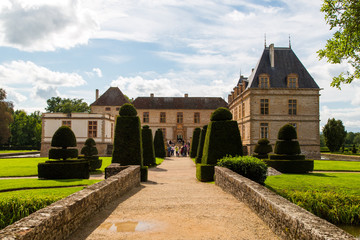 Fototapeta na wymiar Schloss Chateau Cormatin im Burgund in Frankreich