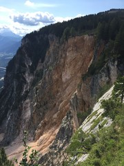 waterfall in mountains