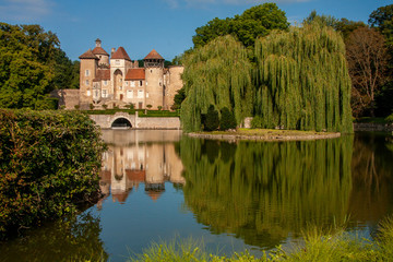 Obraz premium Sercy im Burgund in Frankreich