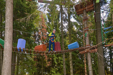Activities in the rope park