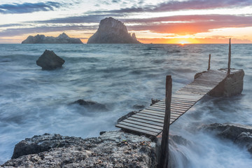 Es Vedrà desde el muelle