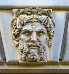 Ancient Face Facade Environmental Protection Agency EPA Building Washington DC