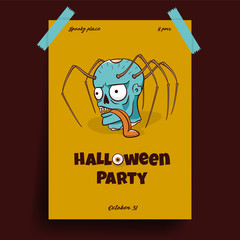 Halloween party poster - 312964161
