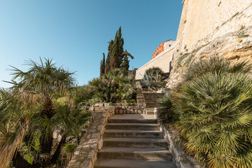 Naklejka premium Escalera Muralla