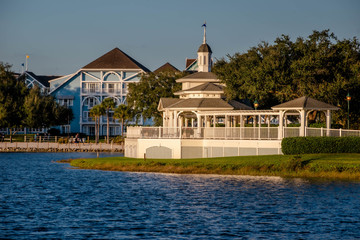 Lovely victorian ride on dockside at Lake Buena Vista area 2.