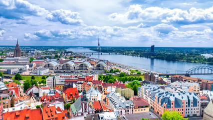 View of old Riga, Latvia