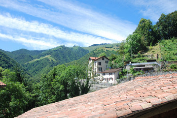 Fototapeta na wymiar Villaggio di Muggio in Canton Ticino