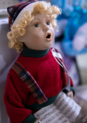 Christmas doll singing