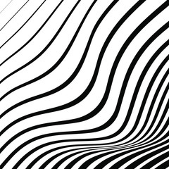Abstract white vector stripes. Design element for prints, web pages, template, posters, monochrome pattern and abstract background