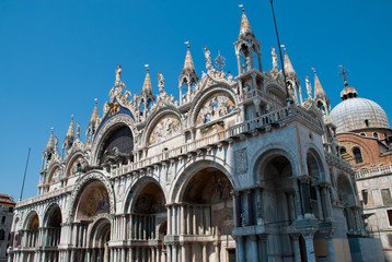 Fototapeta na wymiar Venice, Italy: Basilica of St Mark's