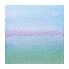 Blue green and purple watercolor background with copy space for your text or image