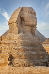 Fototapeta na wymiar Sphinx Head Ghiza Egypt