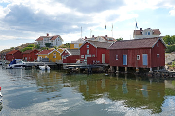 Fototapeta na wymiar Hälleviksstrand auf dr Insel Orust in Schweden