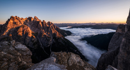 beautiful mountain side at day