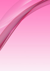 Abstract white and pink background waves. Bright abstract background.