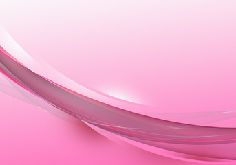Abstract white and pink background waves. Bright abstract background.