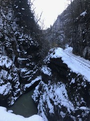 snowy landscape in the mountains