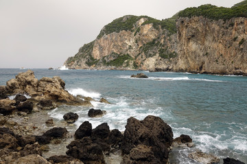 Fototapeta na wymiar Küste bei paleokastritsa, Korfu