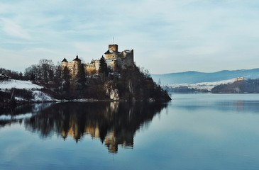 castle on lake