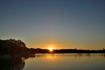 朝焼けからの日の出
