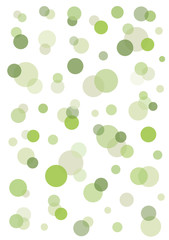 Seamless pattern with light green dots