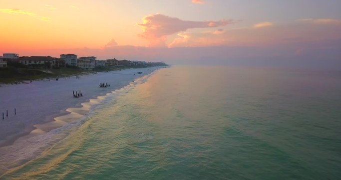 Sunrise Flight along Santa Rosa Beach, Florida