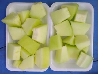 slices of zucchini