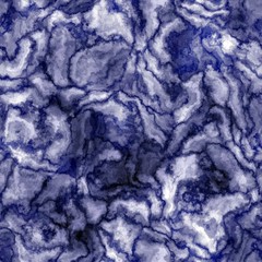 Beautiful blue seamless irregular tie-dye pattern design
